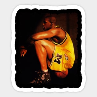 Vintage Cris Webber Pose Sticker